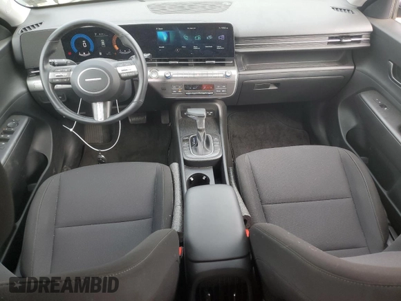 2024 Hyundai Kona SEL with VIN KM8HBCAB0RU083557, listed as a Copart auction lot 48513655 with 15,131 mi miles and Salvage Title. Bid and sale history available at carsss.com. Image 8.