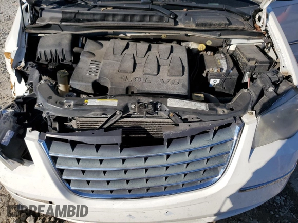 2010 Chrysler Town & Country Limited with VIN 2A4RR7DX7AR353480, listed as a Copart auction lot 87280594 with 191,983 mi miles and Salvage Title. Bid and sale history available at carsss.com. Image 12.
