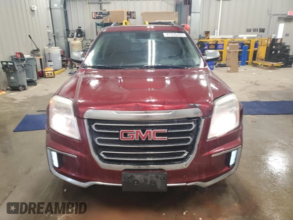 2017 GMC Terrain SLT with VIN 2GKFLUEK7H6106830, listed as a Copart auction lot 47206425 with 127,559 mi miles and Salvage Title. Bid and sale history available at DreamBid. Image 5.