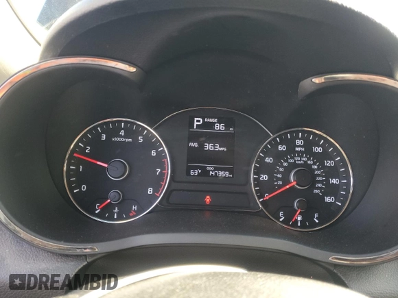 2017 Kia Forte LX with VIN 3KPFK4A79HE069988, listed as a Copart auction lot 48630705 with 147,359 mi miles and Salvage Title. Bid and sale history available at carsss.com. Image 9.