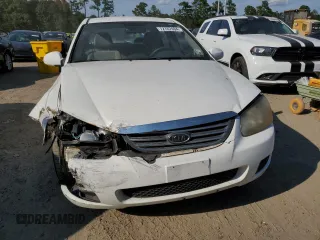 2009 Kia Spectra LX with VIN KNAFE221295606992, listed as a Copart auction lot 72767494 with 163,041 mi miles and Salvage Title. Bid and sale history available at carsss.com. Image 5.