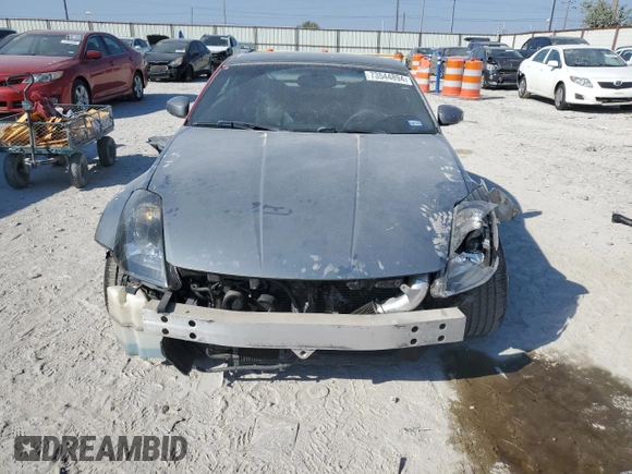 2005 Nissan 350Z Touring with VIN JN1AZ34E05M650807, listed as a Copart auction lot 73544894 with 149,085 mi miles and Salvage Title. Bid and sale history available at DreamBid. Image 5.