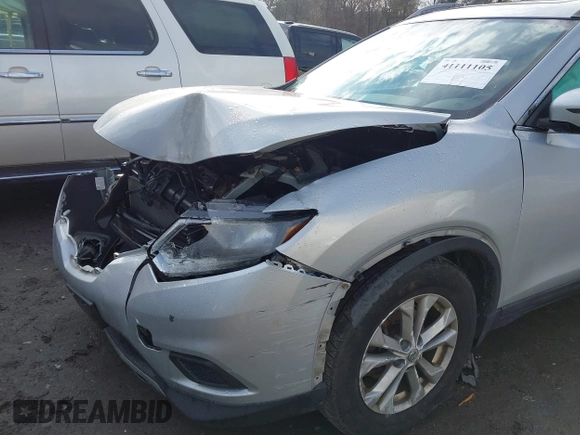 2016 Nissan Rogue SV with VIN 5N1AT2MV7GC801364, listed as a IAAI auction lot 41111105 with 145,268 mi miles and . Bid and sale history available at carsss.com. Image 19.