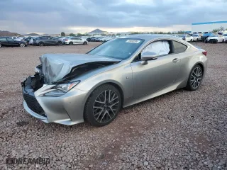 2015 Lexus RC 350 with VIN JTHHE5BC4F5007519, listed as a Copart auction lot 76806594 with 77,145 mi miles and Salvage Title. Bid and sale history available at carsss.com. Image 1.
