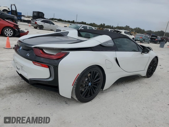 2019 BMW i8 z VIN WBY2Z6C50KVB83206, wystawiony jako Copart lot #81693973 z przebiegiem 25 712 mil mil oraz . Historia ofert i sprzedaży dostępna na DreamBid. Obrazek 3.