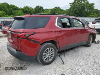 2023 Chevrolet Traverse LT Cloth с VIN 1GNERGKW8PJ318272, выставлен на аукционе Copart как лот 58708105 с пробегом 11 361 миль миль и Списание • Salvage title. История ставок и продаж доступна на DreamBid. Изображение 3.