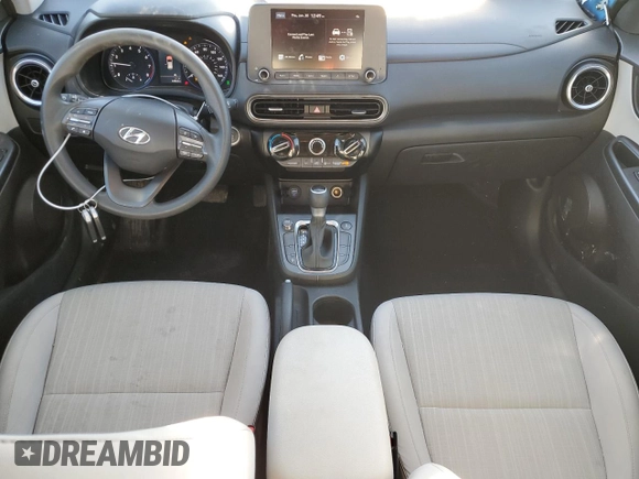 2022 Hyundai Kona SEL with VIN KM8K6CAB8NU922987, listed as a Copart auction lot 43413165 with 44,362 mi miles and Salvage Title. Bid and sale history available at DreamBid. Image 8.