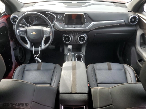 2019 Chevrolet Blazer Premier with VIN 3GNKBFRSXKS678381, listed as a Copart auction lot 69316594 with 20,397 mi miles and Salvage Title. Bid and sale history available at carsss.com. Image 8.