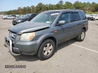 2008 Honda Pilot VP with VIN 5FNYF18248B050894, listed as a Copart auction lot 61406694 with 215,221 mi miles and Non Repairable. Bid and sale history available at DreamBid. Image 1.