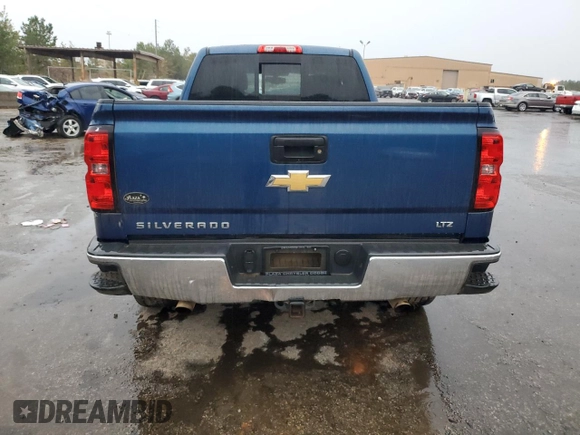 2015 Chevrolet Silverado 1500 LTZ with VIN 1GCVKSEC2FZ325719, listed as a Copart auction lot 79193314 with 0 mi miles and Salvage Title. Bid and sale history available at carsss.com. Image 6.