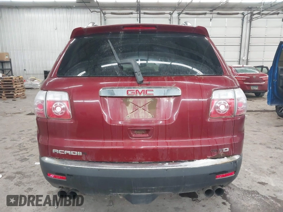 2009 GMC Acadia SLE1 with VIN 1GKEV13D79J168614, listed as a IAAI auction lot 41249576 with 203,555 mi miles and . Bid and sale history available at carsss.com. Image 16.