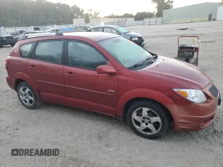 2005 Pontiac Vibe with VIN 5Y2SL63815Z450134, listed as a Copart auction lot 77166104 with 292,078 mi miles and Salvage Title. Bid and sale history available at carsss.com. Image 4.