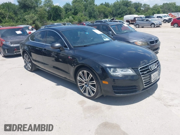 2012 Audi A7 Premium Plus with VIN WAUYGAFC4CN063645, listed as a IAAI auction lot 42561639 with 174,712 mi miles and . Bid and sale history available at DreamBid. Image 1.