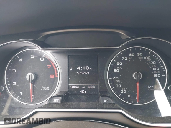 2013 Audi A4 Premium Plus z VIN WAUFFAFL3DA057967, wystawiony jako IAAI lot #42362593 z przebiegiem 140 846 mil mil oraz . Historia ofert i sprzedaży dostępna na DreamBid. Obrazek 7.