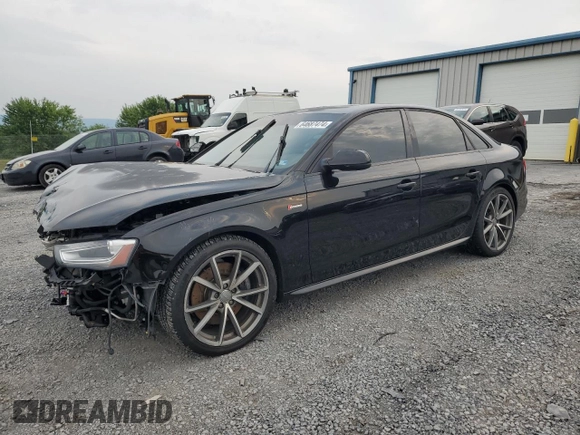 2015 Audi S4 Premium Plus with VIN WAUBGAFL0FA106590, listed as a Copart auction lot 64687474 with 122,061 mi miles and Salvage Title. Bid and sale history available at carsss.com. Image 1.