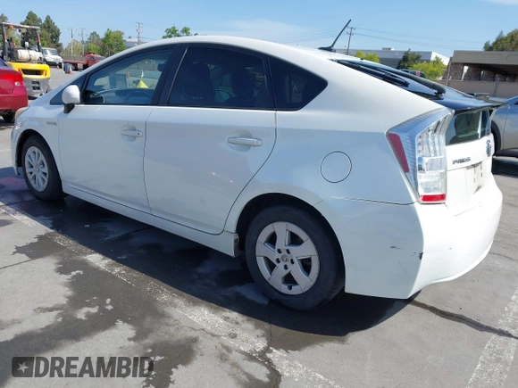 2010 Toyota Prius II with VIN JTDKN3DU2A0230102, listed as a IAAI auction lot 42086705 with 377,817 mi miles. Bid and sale history available at carsss.com. Image 3.