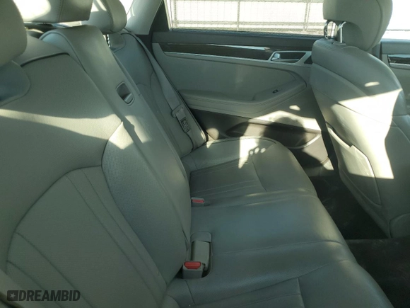 2015 Hyundai Genesis 3.8L with VIN KMHGN4JE9FU048708, listed as a Copart auction lot 50269005 with 85,063 mi miles and Salvage Title. Bid and sale history available at carsss.com. Image 10.