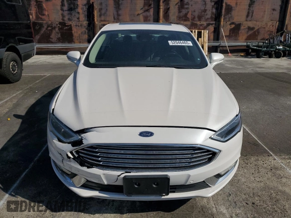 2018 Ford Fusion Titanium with VIN 3FA6P0RU4JR134142, listed as a Copart auction lot 52046465 with 91,018 mi miles and Salvage Title. Bid and sale history available at DreamBid. Image 5.