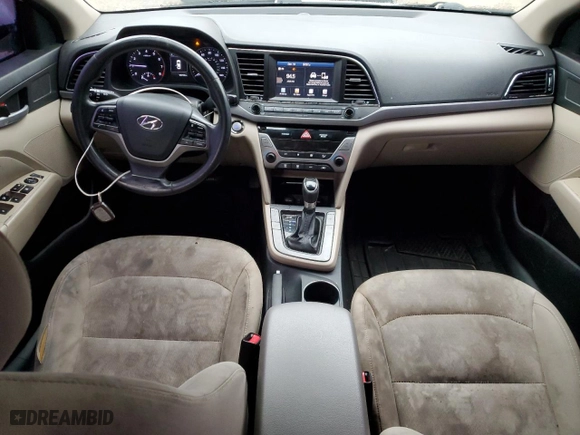 2017 Hyundai Elantra Limited with VIN 5NPD84LF0HH150173, listed as a Copart auction lot 49392535 with 145,734 mi miles and Non Repairable. Bid and sale history available at carsss.com. Image 8.