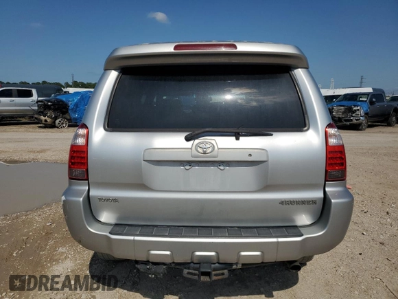 2008 Toyota 4Runner SR5 with VIN JTEZU14R08K004250, listed as a Copart auction lot 56165615 with 193,664 mi miles and Clean title. Bid and sale history available at DreamBid. Image 6.
