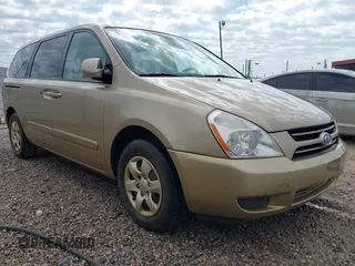 2006 Kia Sedona LX with VIN KNDMB233366045016, listed as a IAAI auction lot 42112039 with 122,246 mi miles and . Bid and sale history available at DreamBid. Image 1.