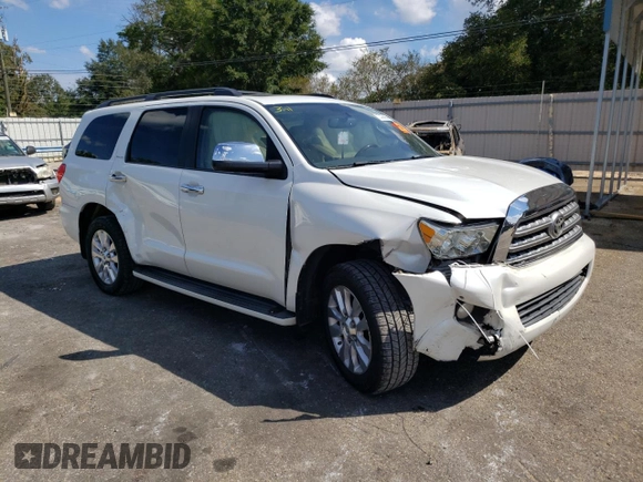 2010 Toyota Sequoia Platinum with VIN 5TDYY5G15AS024882, listed as a Copart auction lot 73760524 with 239,395 mi miles and Salvage Title. Bid and sale history available at carsss.com. Image 4.