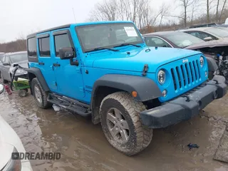 2017 Jeep Wrangler Unlimited Sport with VIN 1C4BJWDG9HL704868, listed as a IAAI auction lot 41434630 with 103,784 mi miles and . Bid and sale history available at DreamBid. Image 1.