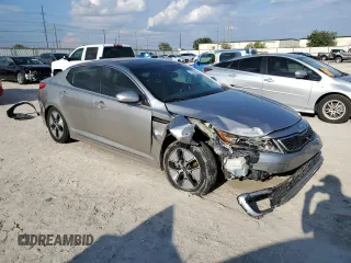 2013 Kia Optima Hybrid EX with VIN KNAGM4AD5D5044688, listed as a Copart auction lot 70068464 with 125,338 mi miles and Salvage Title. Bid and sale history available at carsss.com. Image 4.
