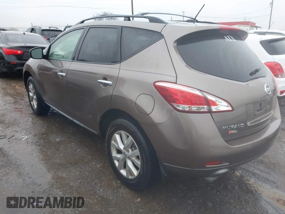 2011 Nissan Murano SL with VIN JN8AZ1MU1BW054649, listed as a IAAI auction lot 41552105 with 231,535 mi miles and . Bid and sale history available at DreamBid. Image 3.