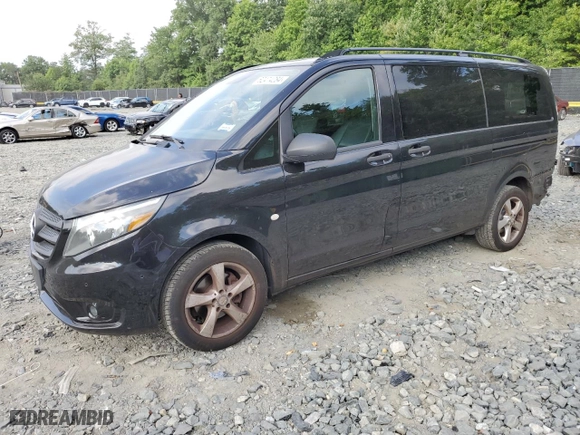 2016 Mercedes-Benz Metris Passenger Van with VIN WD4PG2EE9G3152349, listed as a Copart auction lot 62474284 with 0 mi miles and Salvage Title. Bid and sale history available at carsss.com. Image 1.