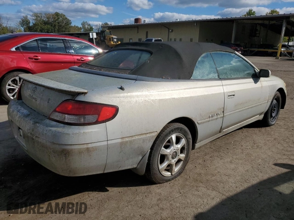 2000 Toyota Solara SE with VIN 2T1FF22P7YC415865, listed as a Copart auction lot 73815214 with Not Provided miles and Clean Title. Bid and sale history available at DreamBid. Image 3.