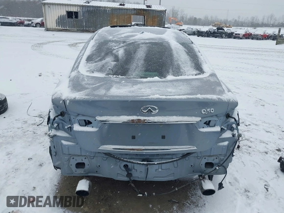 2014 Infiniti Q50 Hybrid Sport with VIN JN1AV7AP7EM691105, listed as a IAAI auction lot 41564483 with Not Provided miles and . Bid and sale history available at DreamBid. Image 16.