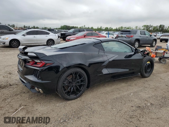 2023 Chevrolet Corvette 1LT z VIN 1G1YA2D49P5112486, wystawiony jako Copart lot #51111465 z przebiegiem 16 836 mil mil oraz Szkoda całkowita • Salvage title. Historia ofert i sprzedaży dostępna na DreamBid. Obrazek 3.