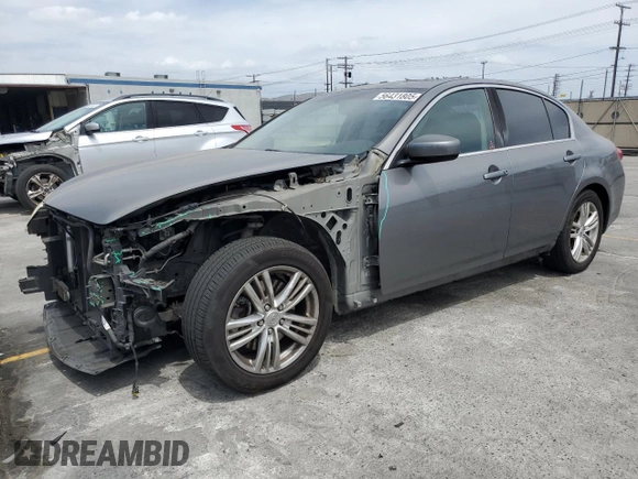 2012 Infiniti G25 Journey with VIN JN1DV6AP8CM812079, listed as a Copart auction lot 56431805 with 116,278 mi miles and Salvage title. Bid and sale history available at DreamBid. Image 1.