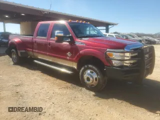 2014 Ford F-350 XLT with VIN 1FT8W3DT2EEA03225, listed as a Copart auction lot 46711185 with 328,805 mi miles and Salvage Title. Bid and sale history available at DreamBid. Image 4.