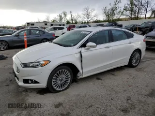 2014 Ford Fusion Titanium with VIN 3FA6P0K91ER175369, listed as a Copart auction lot 52741835 with 134,138 mi miles and Salvage Title. Bid and sale history available at carsss.com. Image 1.