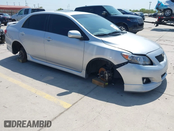 2009 Toyota Corolla with VIN 1NXBU40E39Z102927, listed as a IAAI auction lot 41864609 with 82,840 mi miles. Bid and sale history available at carsss.com. Image 1.