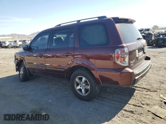 2007 Honda Pilot EX with VIN 5FNYF18457B007990, listed as a Copart auction lot 52753905 with 166,027 mi miles and Salvage Title. Bid and sale history available at DreamBid. Image 2.