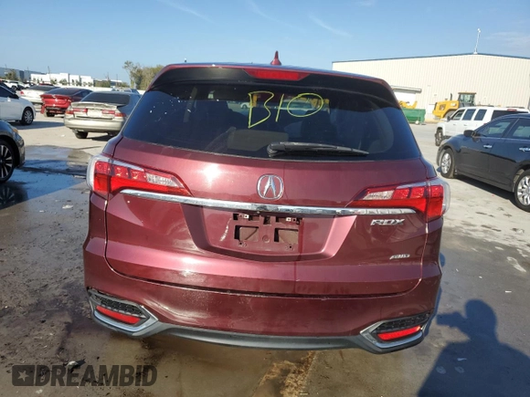 2018 Acura RDX with VIN 5J8TB4H30JL024765, listed as a Copart auction lot 46892415 with 114,661 mi miles and Salvage Title. Bid and sale history available at carsss.com. Image 6.