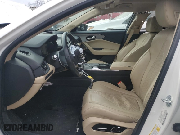 2021 Acura TLX w/Technology Package with VIN 19UUB6F45MA011831, listed as a Copart auction lot 46622925 with 51,058 mi miles and Salvage Title. Bid and sale history available at carsss.com. Image 7.