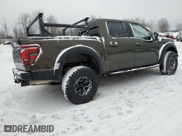 2024 Ford F-150 Raptor with VIN 1FTFW1RJ7RFA47966, listed as a Copart auction lot 88362085 with 14,783 mi miles and Salvage Title. Bid and sale history available at DreamBid. Image 3.
