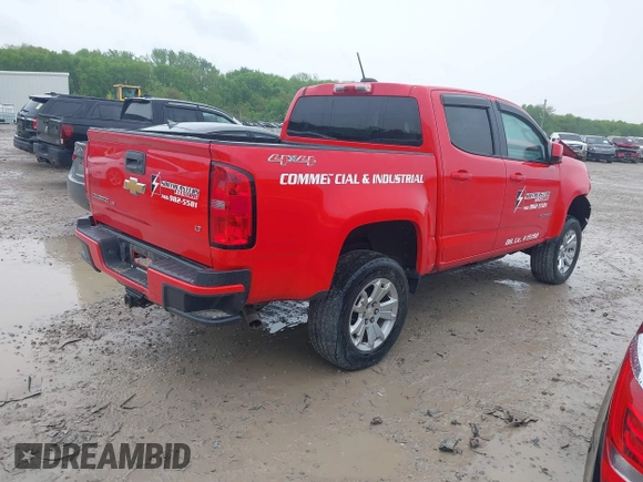 2018 Chevrolet Colorado 4WD LT with VIN 1GCGTCEN1J1265873, listed as a IAAI auction lot 42197734 with 119,115 mi miles and . Bid and sale history available at DreamBid. Image 4.