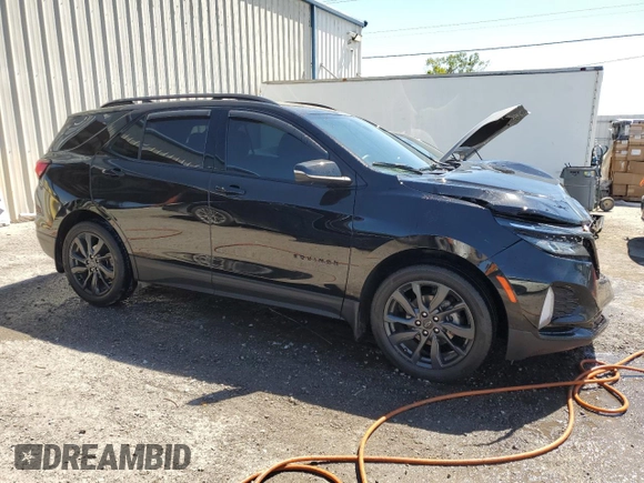 2023 Chevrolet Equinox RS with VIN 3GNAXMEG3PL250625, listed as a Copart auction lot 48932705 with 43,024 mi miles and Non repairable. Bid and sale history available at DreamBid. Image 4.