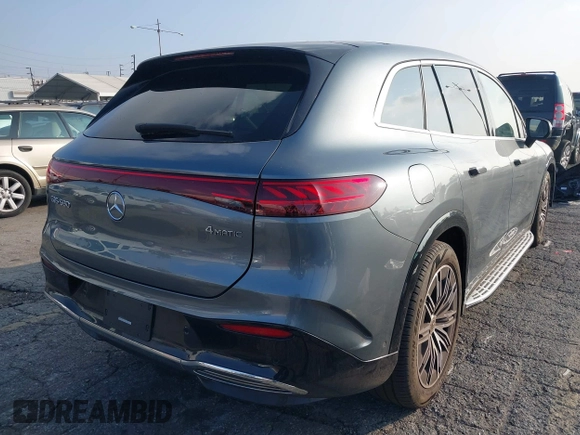 2023 Mercedes-Benz EQS 580 z VIN 4JGDM4EBXPA026161, wystawiony jako IAAI lot #41424484 z przebiegiem Nie podano mil oraz . Historia ofert i sprzedaży dostępna na DreamBid. Obrazek 4.