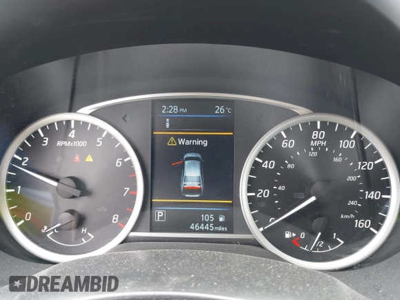 2019 Nissan Sentra SV with VIN 3N1AB7AP0KY393710, listed as a IAAI auction lot 42077504 with 46,445 mi miles and . Bid and sale history available at DreamBid. Image 7.