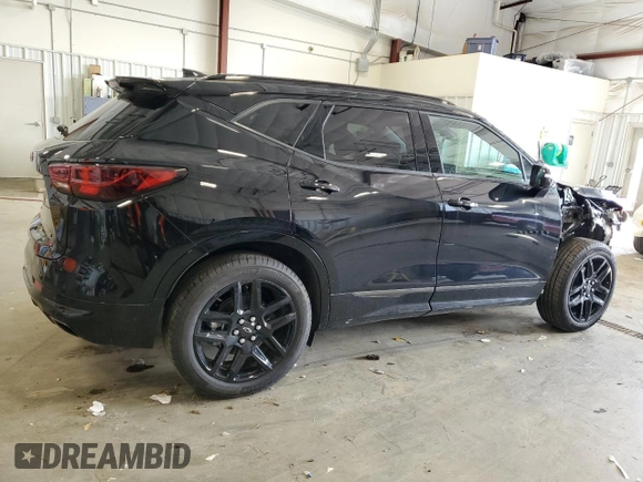 2025 Chevrolet Blazer RS with VIN 3GNKBKRS8SS120909, listed as a Copart auction lot 49952595 with 5,381 mi miles and Salvage title. Bid and sale history available at DreamBid. Image 3.