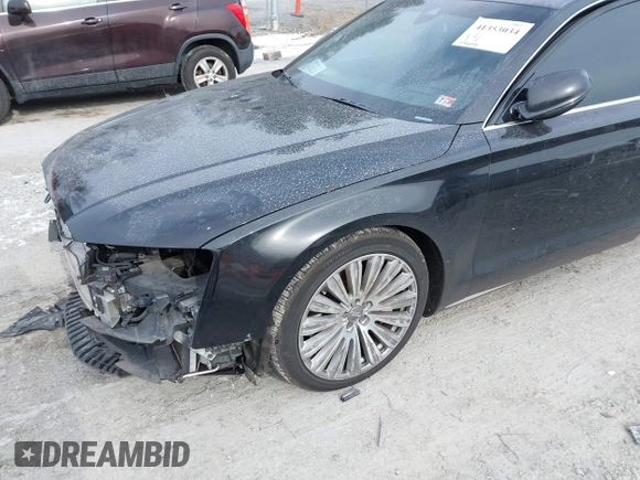 2015 Audi A8 L 4.0T with VIN WAU32AFD7FN006233, listed as a IAAI auction lot 41353034 with 119,693 mi miles. Bid and sale history available at carsss.com. Image 17.