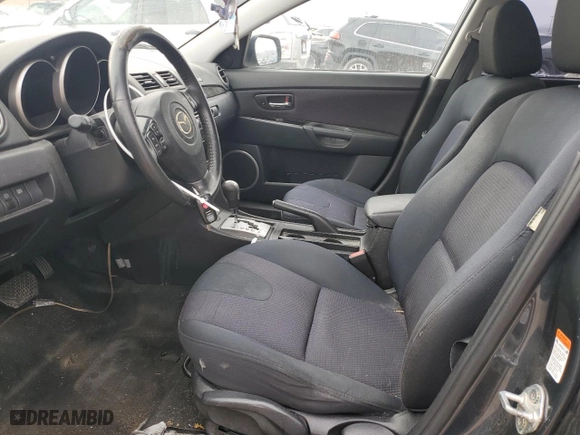 2008 Mazda Mazda3 s Grand Touring with VIN JM1BK344981119804, listed as a Copart auction lot 51153155 with 172,342 mi miles and Clean Title. Bid and sale history available at carsss.com. Image 7.