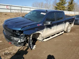 2021 Chevrolet Silverado 1500 LT Trail Boss with VIN 3GCPYFEL6MG166280, listed as a Copart auction lot 47566195 with 86,026 mi miles and Salvage Title. Bid and sale history available at DreamBid. Image 1.