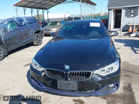 2016 BMW 4 Series 428i xDrive with VIN WBA4C9C53GG135945, listed as a IAAI auction lot 41964691 with 93,273 mi miles and . Bid and sale history available at carsss.com. Image 12.